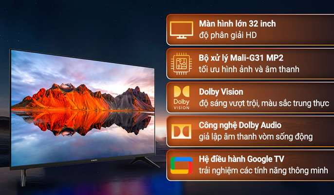 Xiaomi Google TV A L32M8-P2SEA 32 inch HD