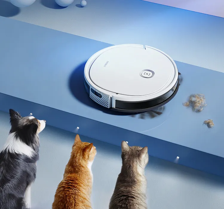 Một số lưu ý khi dùng robot hút bụi trong nhà có thú cưng
