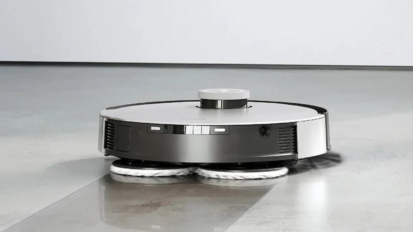 Robot hút bụi Ecovacs X1 Omni tự giặt giẻ, diệt khuẩn
