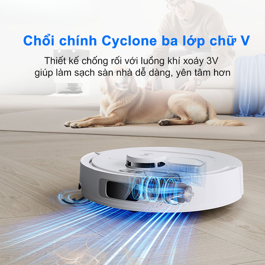 Chổi chính cyclone Ecovacs T30c