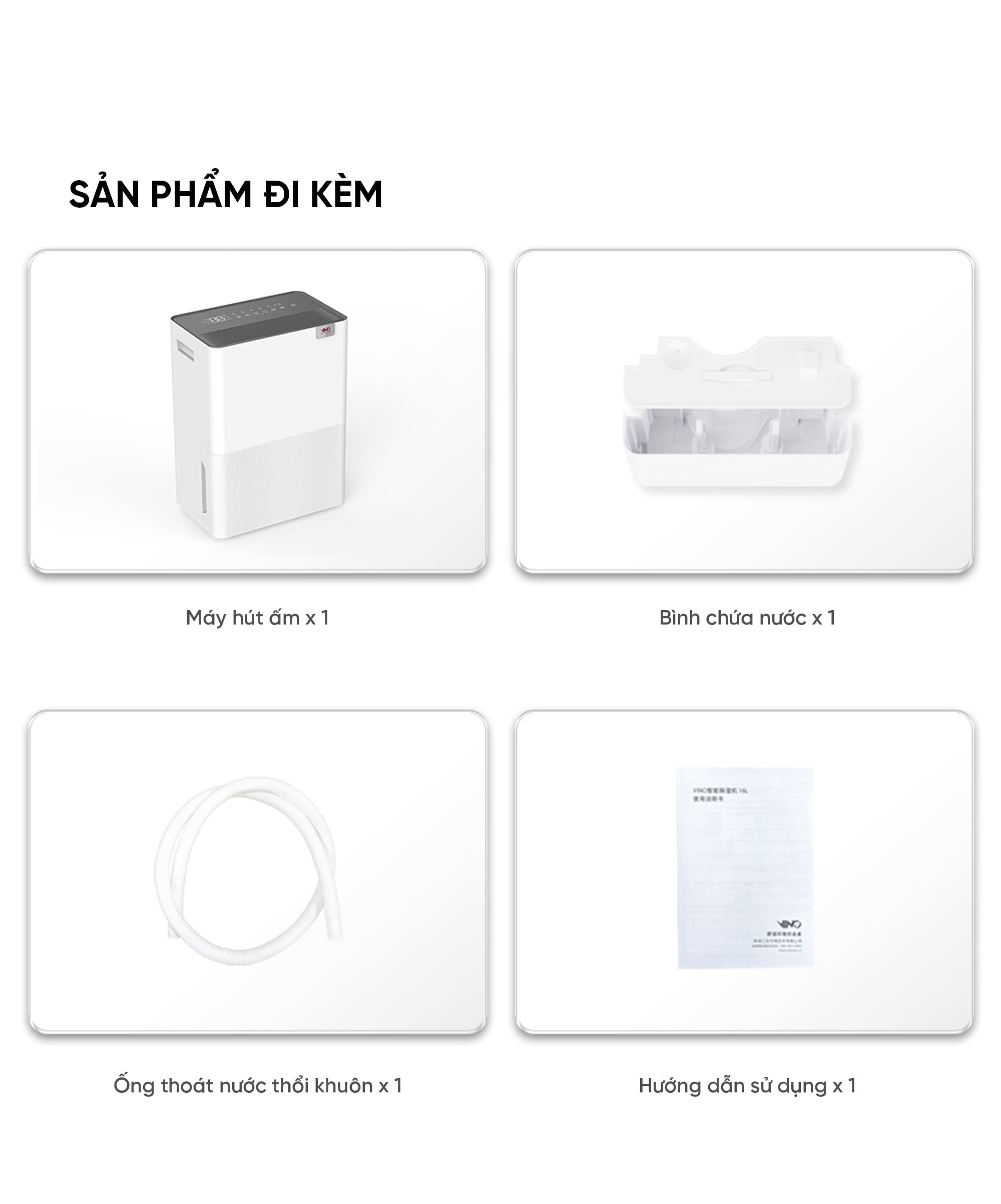 Máy hút ẩm thông minh Xiaomi VINO 40L | Giá tốt