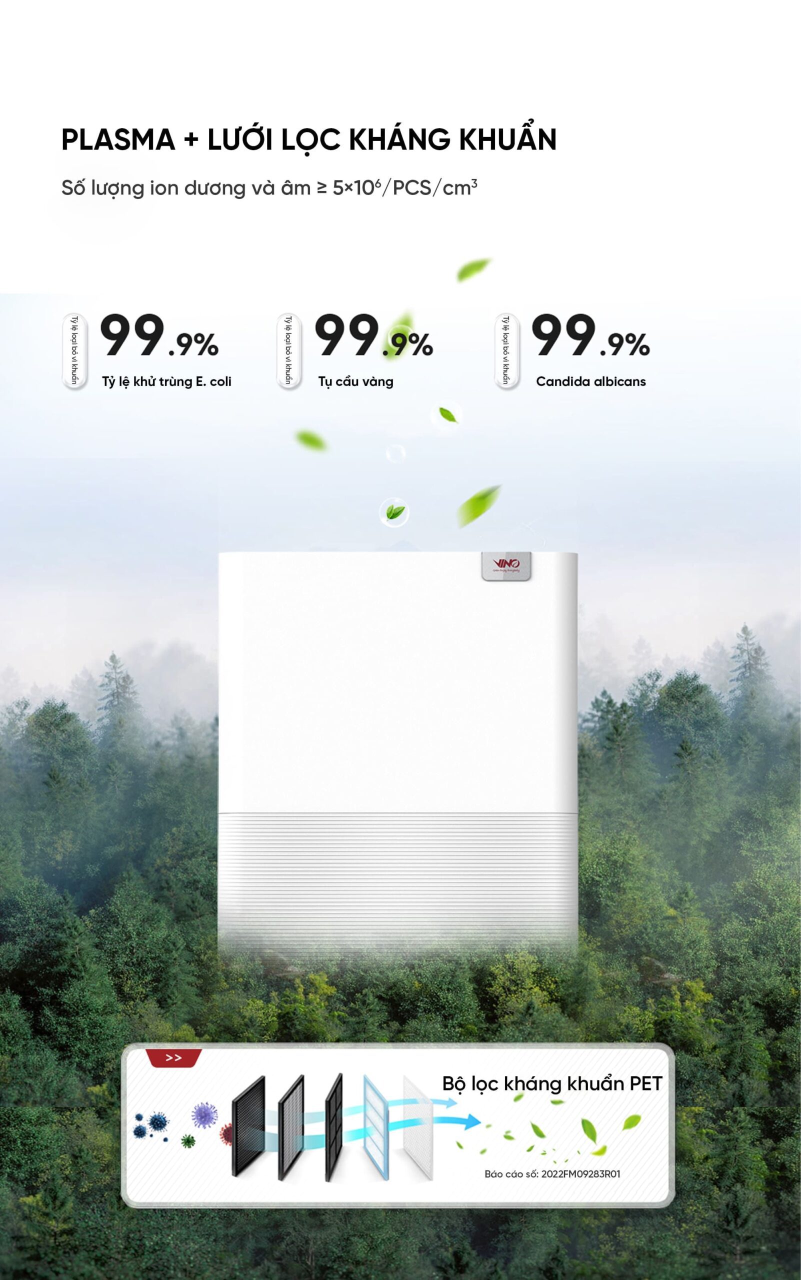 Máy hút ẩm thông minh Xiaomi VINO 40L | Giá tốt