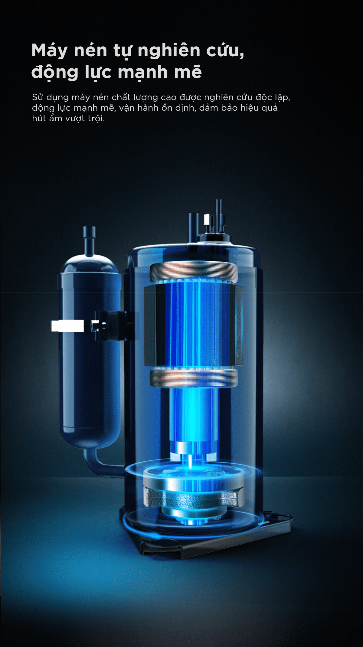 Máy Hút Ẩm Thông Minh Xiaomi NWT 12L Kèm Lưới Lọc Kháng Khuẩn