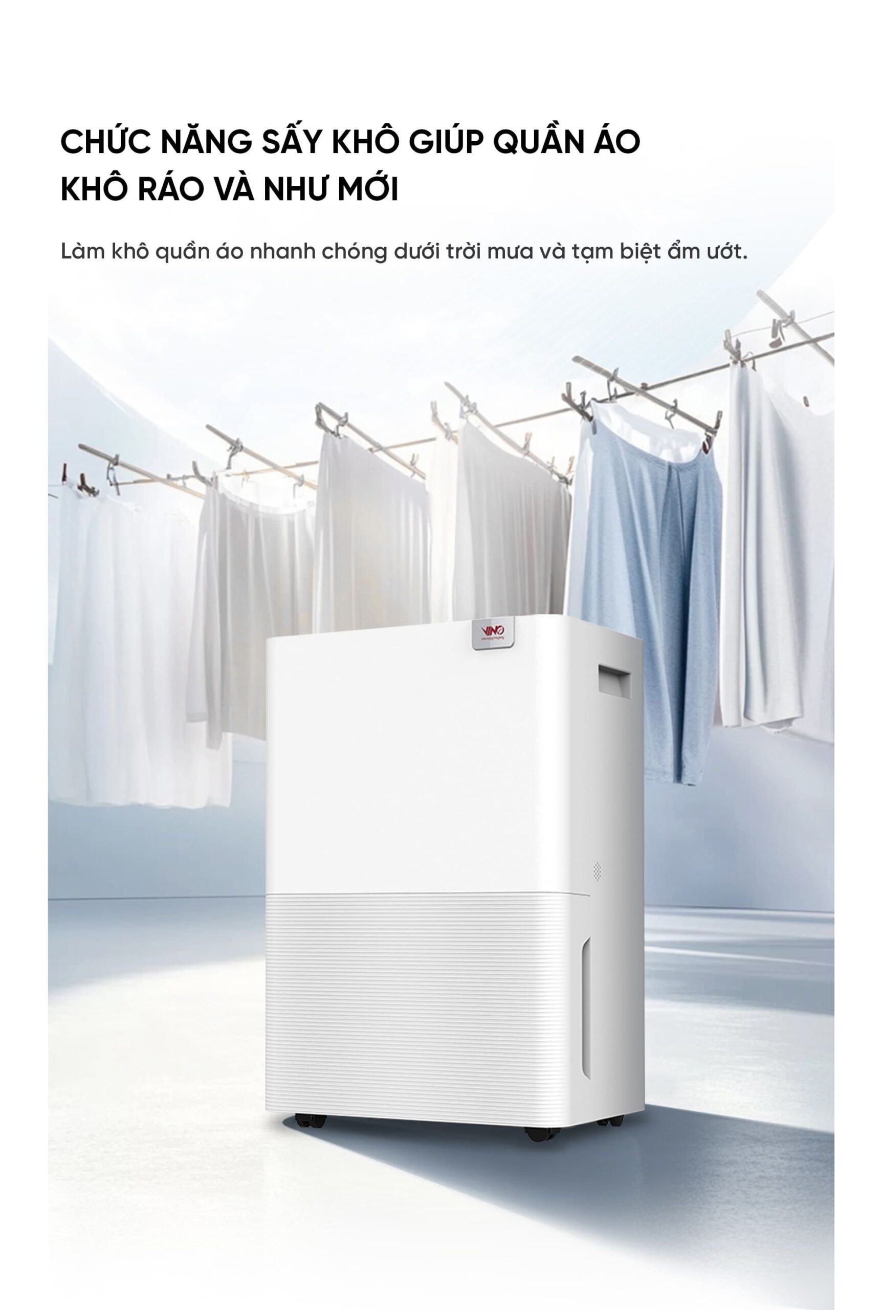 Máy hút ẩm thông minh Xiaomi VINO 40L | Giá tốt