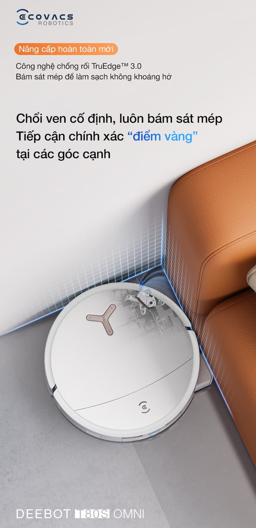 Ưu điểm nổi bật của robot hút bụi lau nhà Ecovacs Deebot T80S Omni