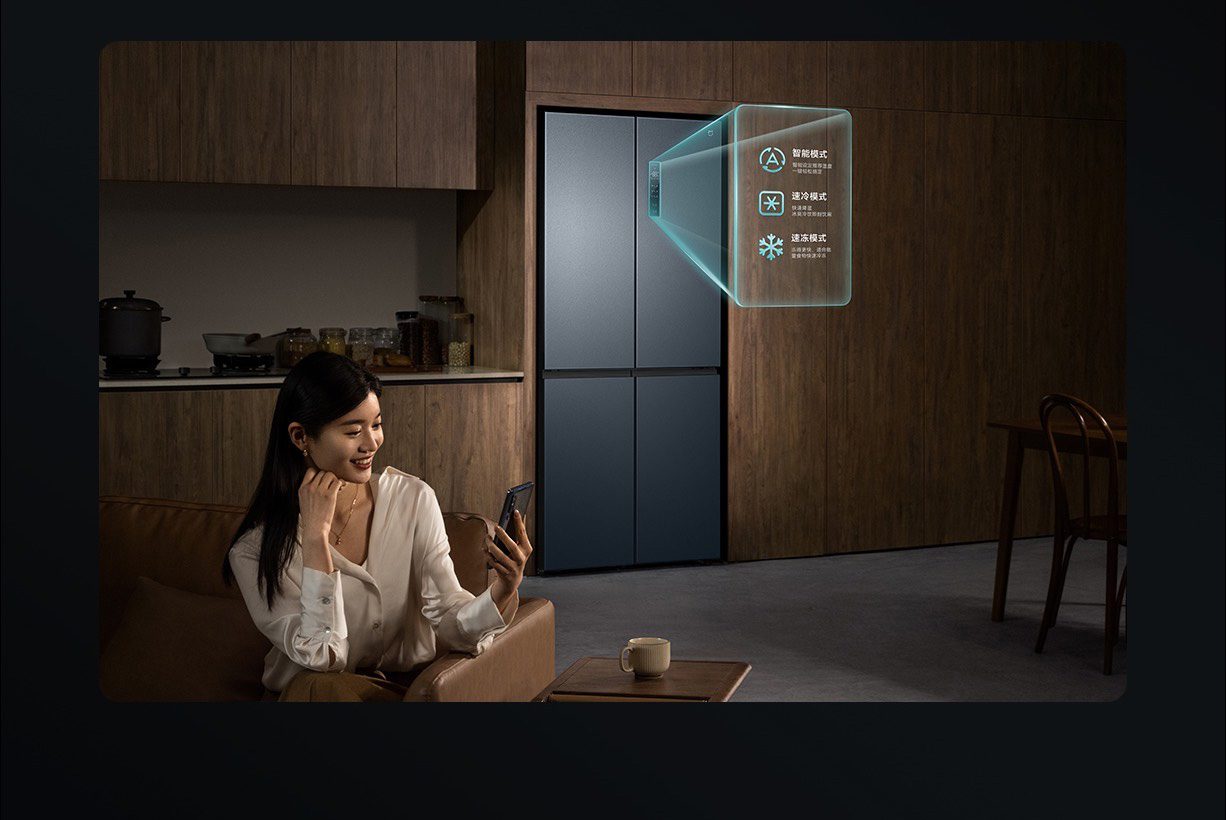 Tủ lạnh Xiaomi Mijia 606L, 4 cánh, ion khử khuẩn, cấp đông nhanh