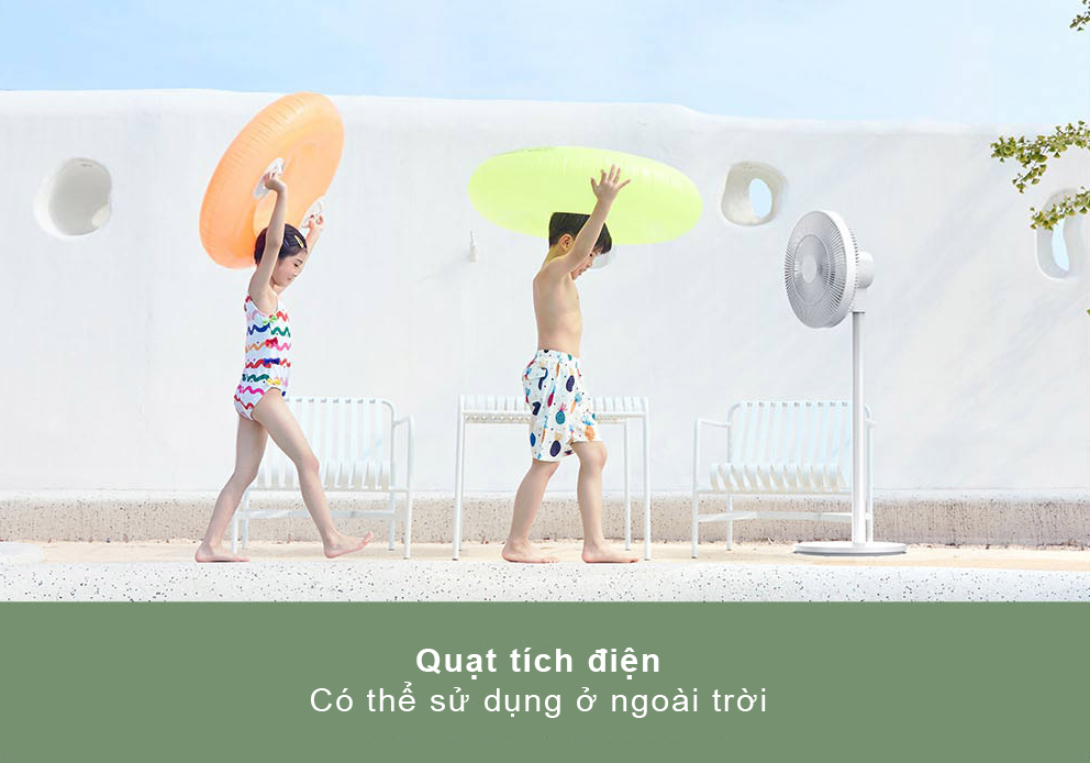 Quạt tuần hoàn không khí Xiaomi BPLDS05DM có thể sử dụng ở mọi nơi từ trong nhà ra đến ngoài sân