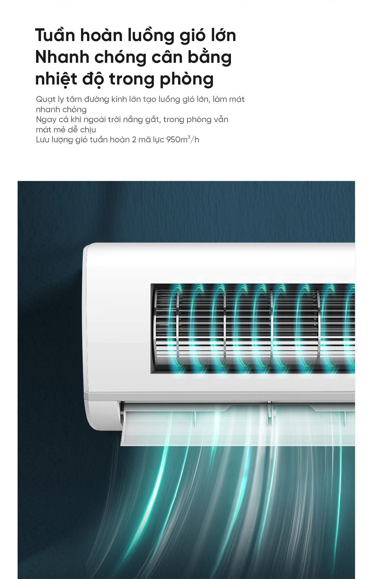 Điều hòa 2 chiều thông minh Xiaomi Vino 2HP Inverter KFR-50GW/V31AA1-N2