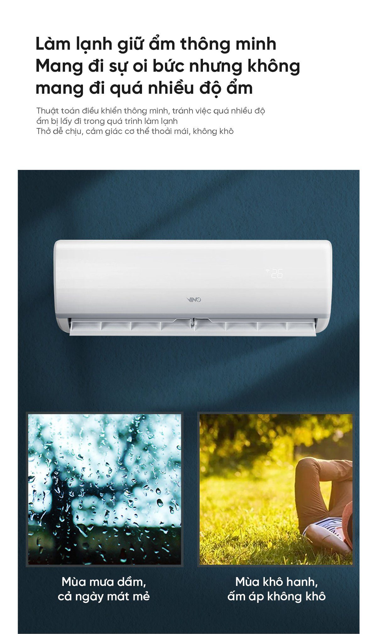 Điều hòa 2 chiều thông minh Xiaomi Vino 2HP Inverter KFR-50GW/V31AA1-N2