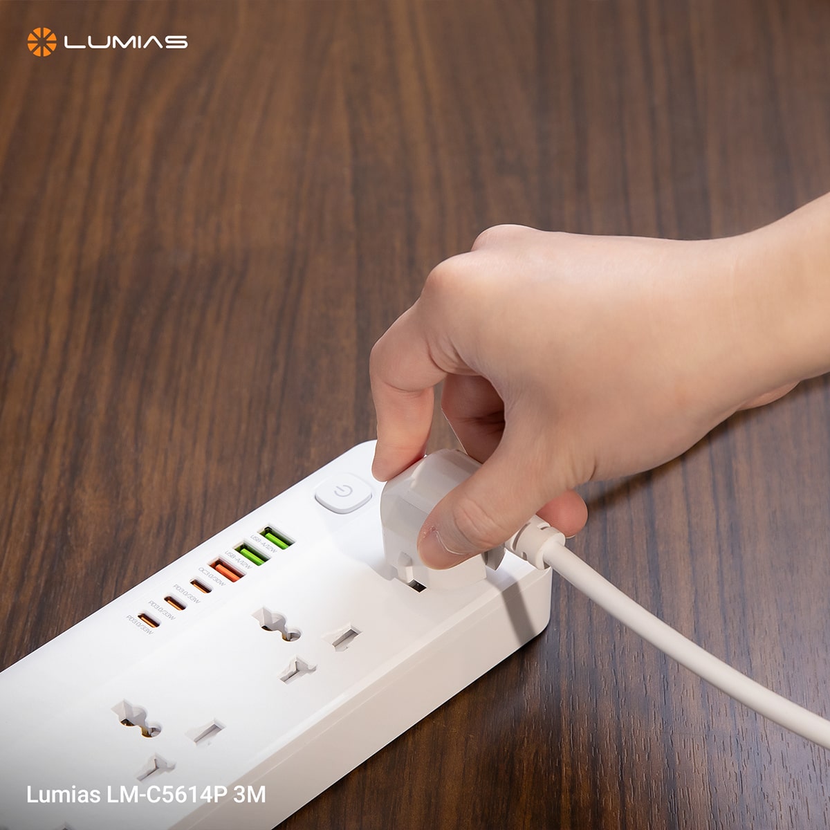 Ổ cắm điện đa năng Lumias chống cháy ở nhiệt độ 850°C