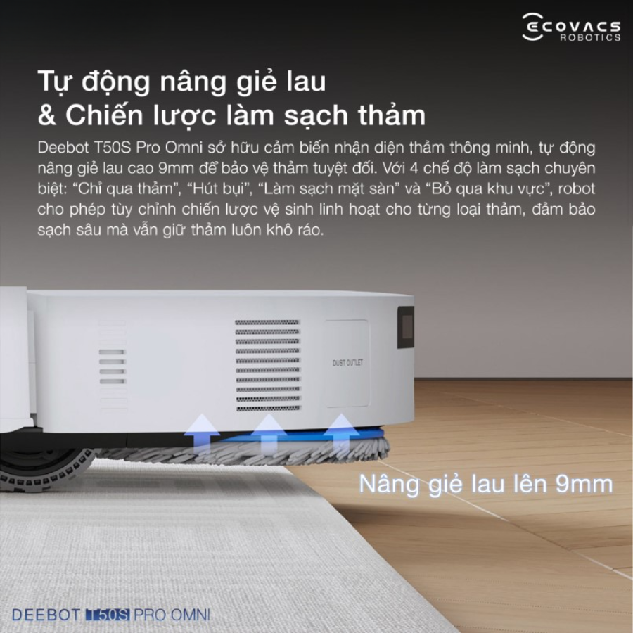 robot hut bui lau nha ecovacs deebot t50s pro omni 7