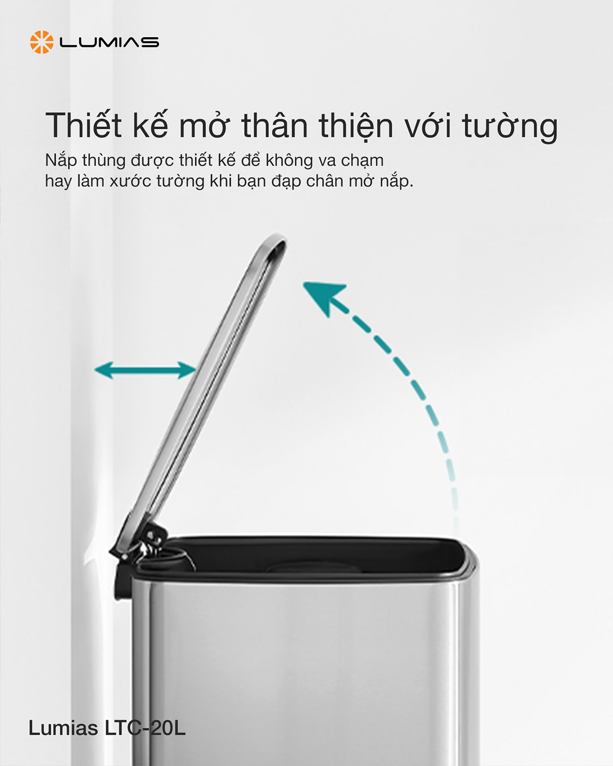 Lumias LTC-20L có thiết kế thân thiện với tường